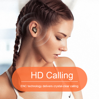 QCY T1C Power TWS Bluetooth V5.0 słuchawki 3D Stereo sport bezprzewodowe słuchawki z podwójny mikrofon 6
